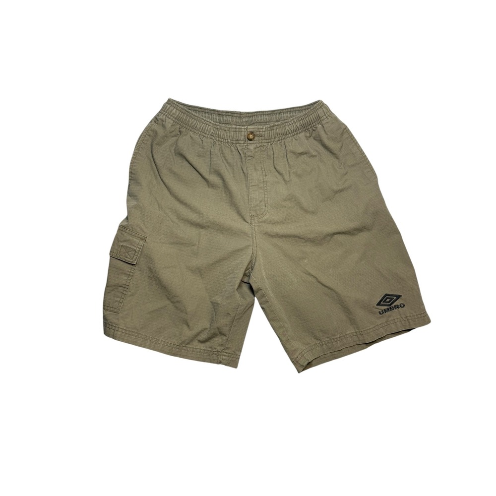 Vintage 90s Umbro Shorts Men's Large Cargo Ripstop Hiking Outdoor Soccer Cotton